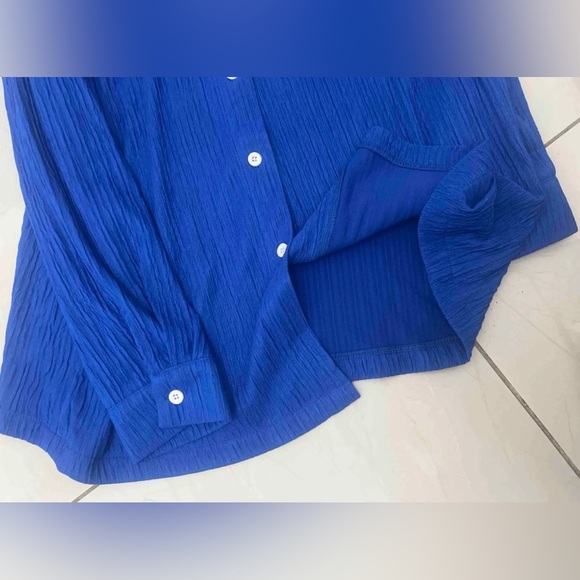 Drop Shoulder Longline Shirt - Picture 7 of 8